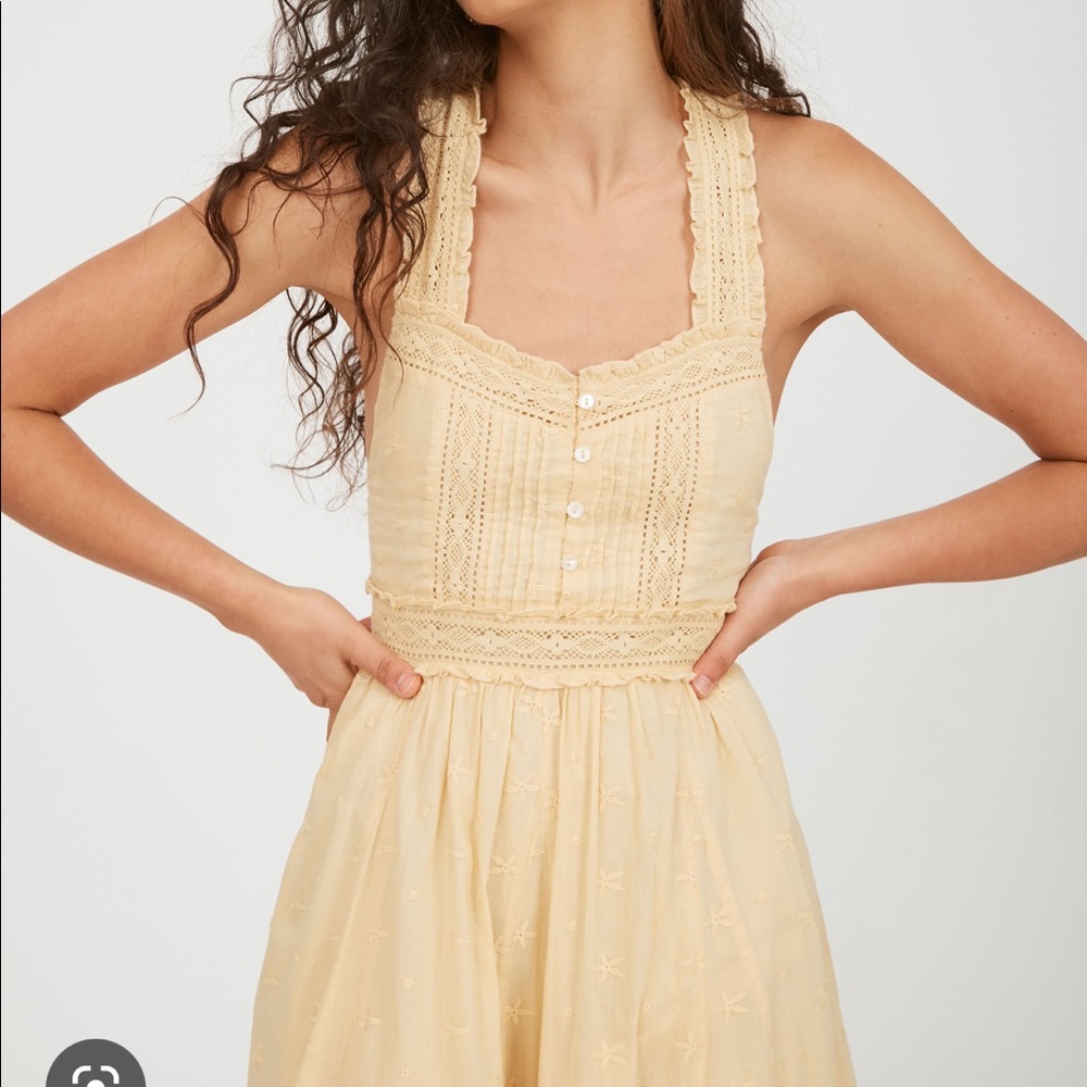 Arnhem Joan sundress in sunshine GOTS organic cotton - Picture 6 of 12